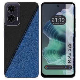 Funda Silicona para Motorola Moto G35 5G diseño Cuero 02 Dibujos