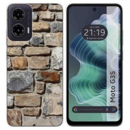 Funda Silicona para Motorola Moto G35 5G diseño Ladrillo 03 Dibujos