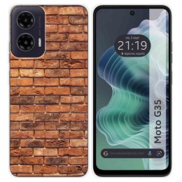 Funda Silicona para Motorola Moto G35 5G diseño Ladrillo 04 Dibujos