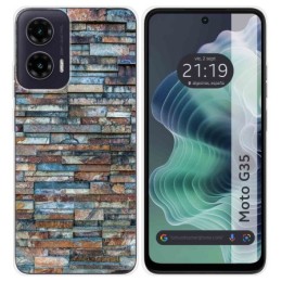 Funda Silicona para Motorola Moto G35 5G diseño Ladrillo 05 Dibujos