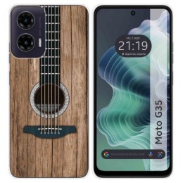 Funda Silicona para Motorola Moto G35 5G diseño Madera 11 Dibujos