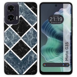 Funda Silicona para Motorola Moto G35 5G diseño Mármol 06 Dibujos