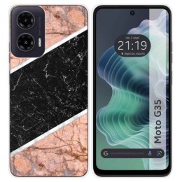 Funda Silicona para Motorola Moto G35 5G diseño Mármol 07 Dibujos