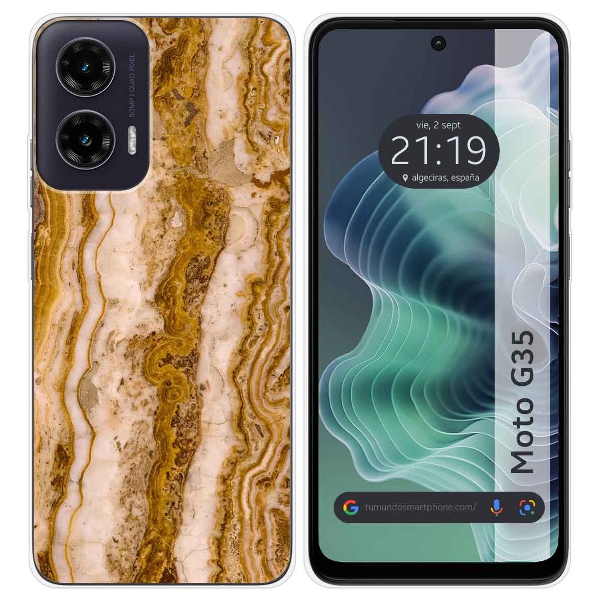 Funda Silicona para Motorola Moto G35 5G diseño Mármol 10 Dibujos