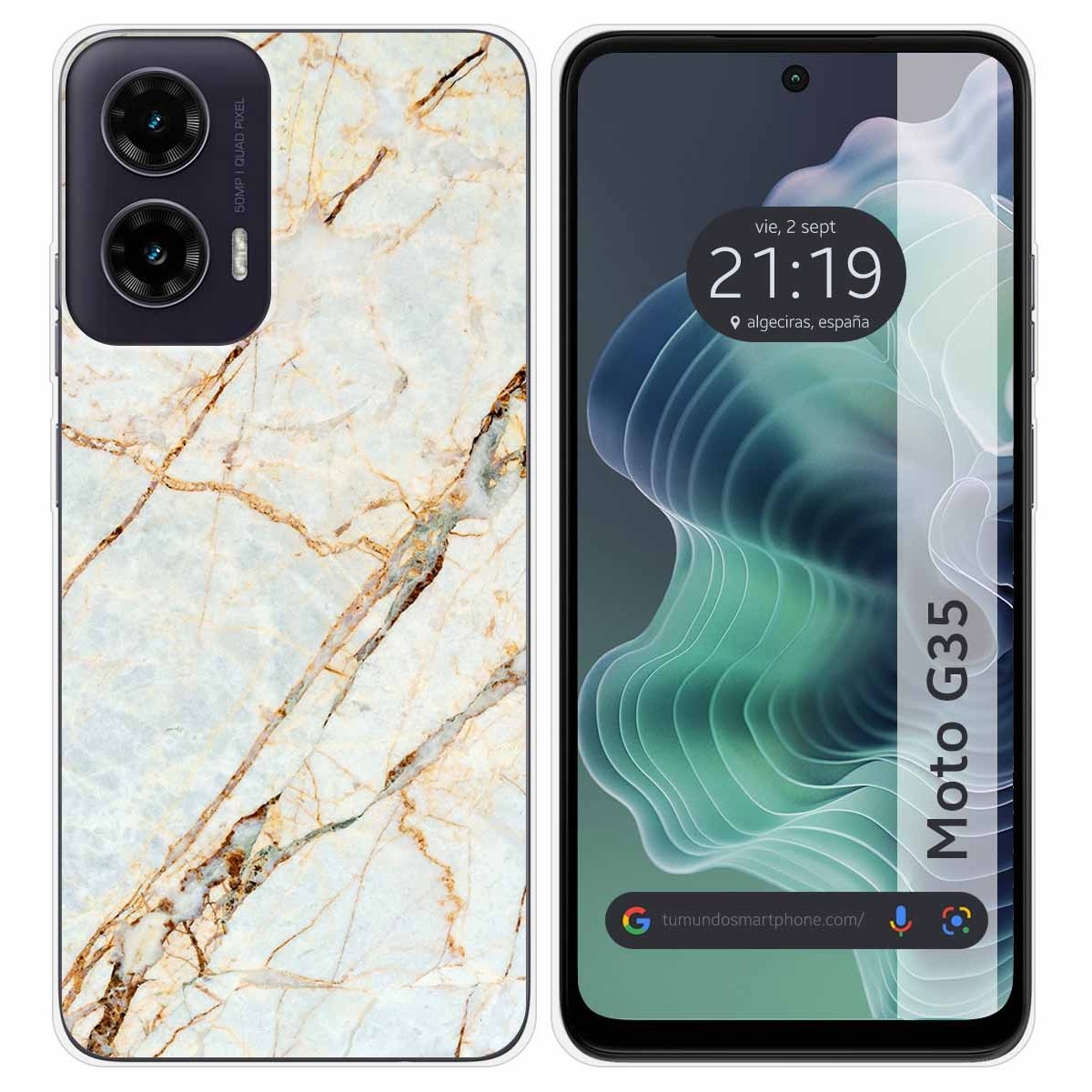 Funda Silicona para Motorola Moto G35 5G diseño Mármol 13 Dibujos