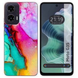 Funda Silicona para Motorola Moto G35 5G diseño Mármol 15 Dibujos