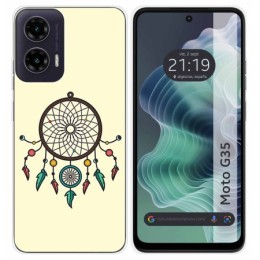 Funda Silicona para Motorola Moto G35 5G diseño Atrapasueños Dibujos