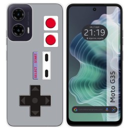 Funda Silicona para Motorola Moto G35 5G diseño Consola Dibujos