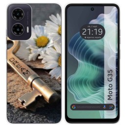 Funda Silicona para Motorola Moto G35 5G diseño Dream Dibujos