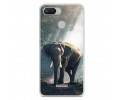 Funda Gel Tpu para Xiaomi Redmi 6 Diseño Elefante Dibujos