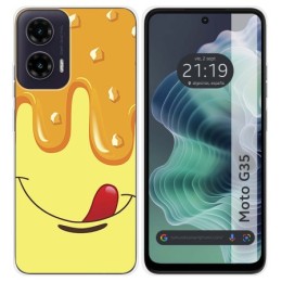 Funda Silicona para Motorola Moto G35 5G diseño Helado Vainilla Dibujos
