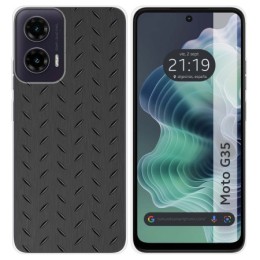 Funda Silicona para Motorola Moto G35 5G diseño Metal Dibujos