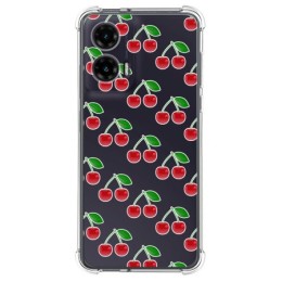 Funda Silicona Antigolpes para Motorola Moto G35 5G diseño Cerezas Dibujos