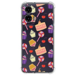 Funda Silicona Antigolpes para Motorola Moto G35 5G diseño Dulces 01 Dibujos
