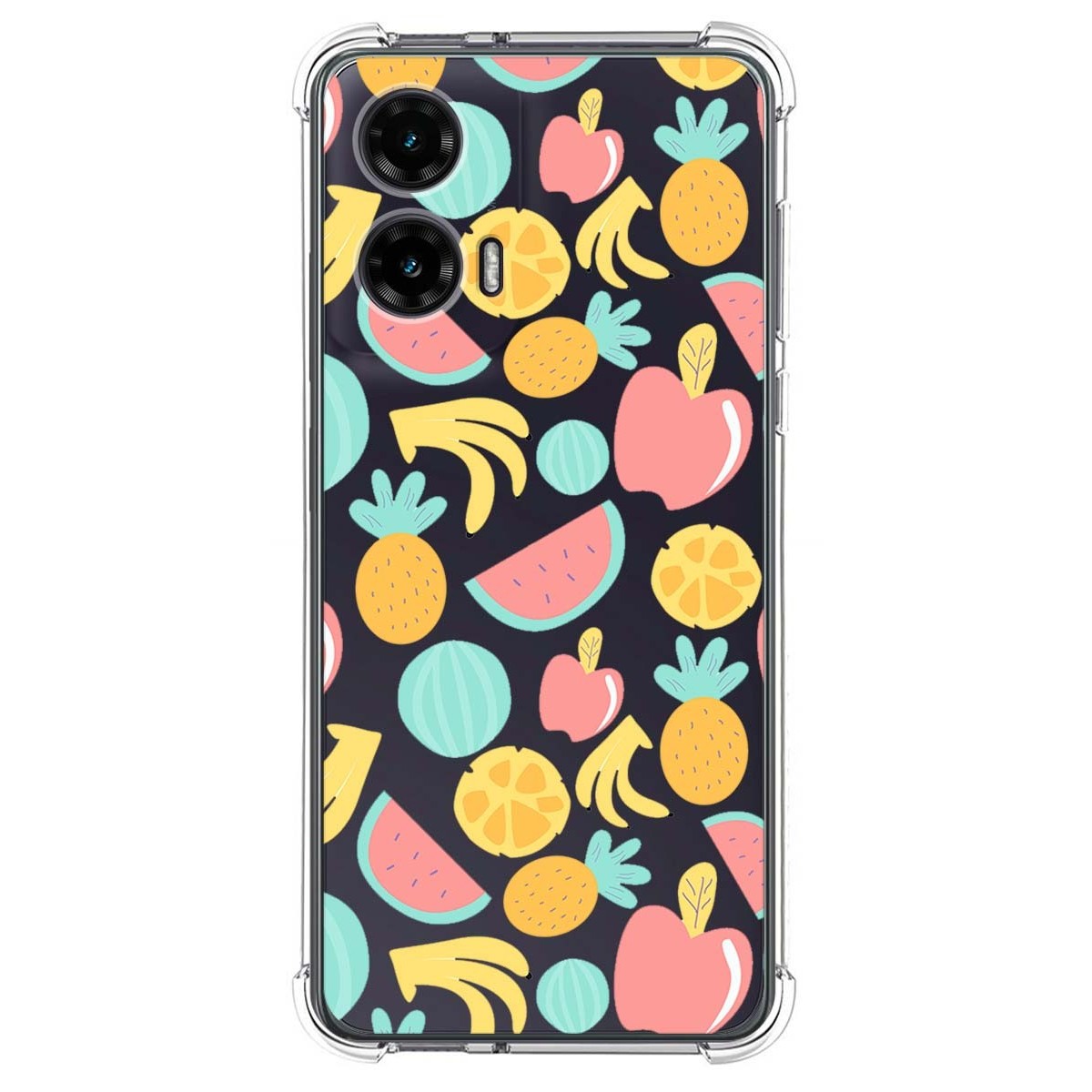 Funda Silicona Antigolpes para Motorola Moto G35 5G diseño Frutas 02 Dibujos