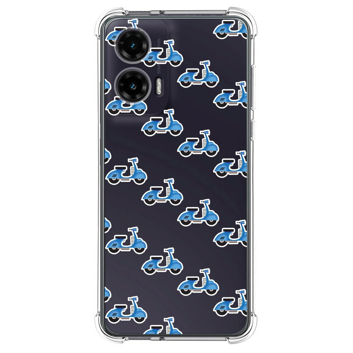 Funda Silicona Antigolpes para Motorola Moto G35 5G diseño Scooter Dibujos