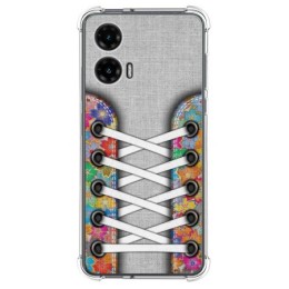 Funda Silicona Antigolpes para Motorola Moto G35 5G diseño Zapatillas 04 Dibujos