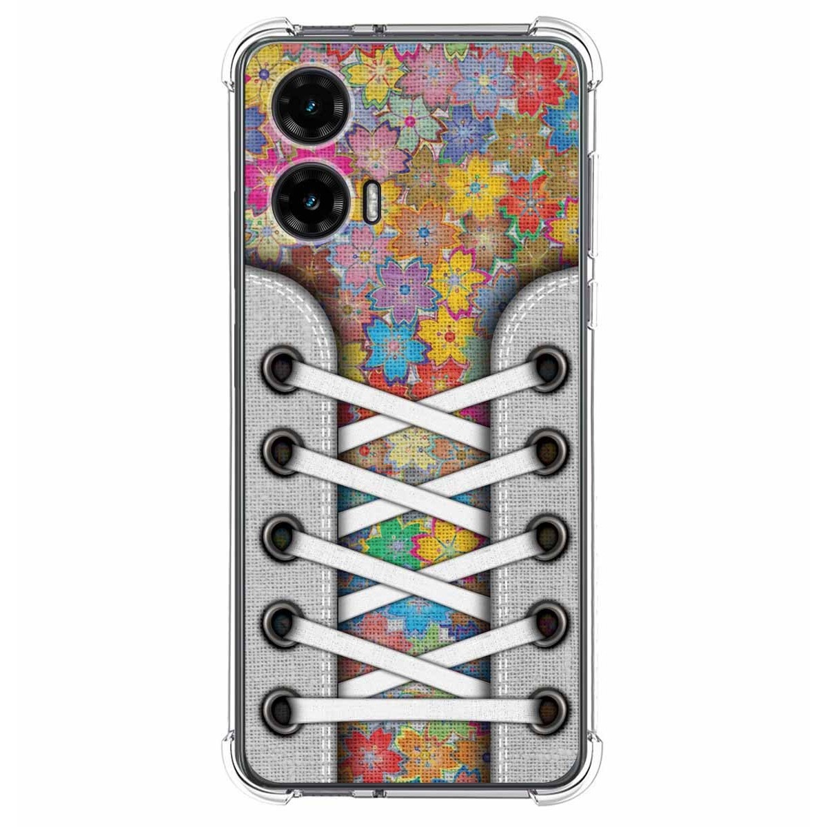 Funda Silicona Antigolpes para Motorola Moto G35 5G diseño Zapatillas 05 Dibujos