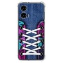 Funda Silicona Antigolpes para Motorola Moto G35 5G diseño Zapatillas 06 Dibujos