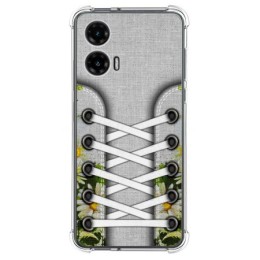 Funda Silicona Antigolpes para Motorola Moto G35 5G diseño Zapatillas 08 Dibujos