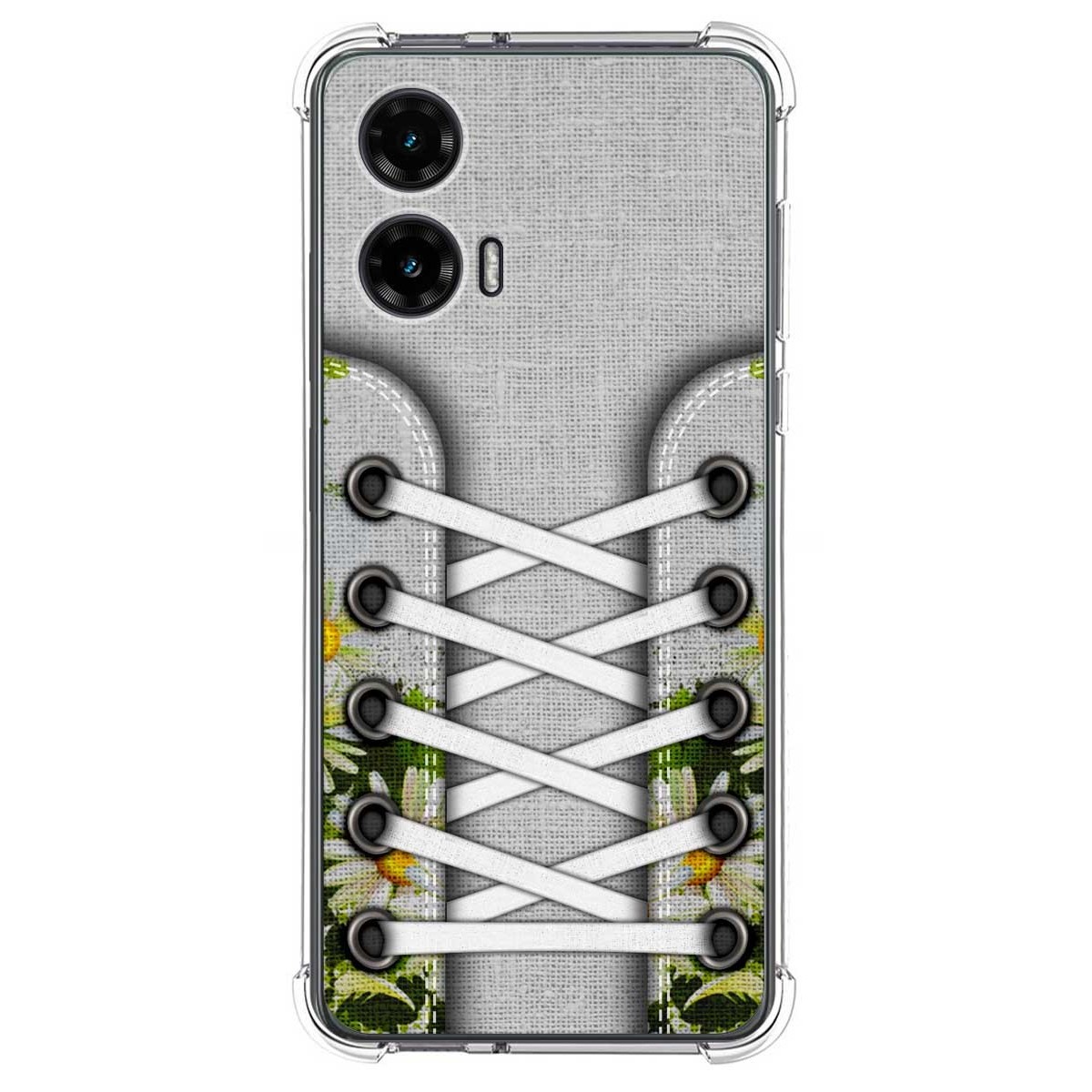 Funda Silicona Antigolpes para Motorola Moto G35 5G diseño Zapatillas 08 Dibujos