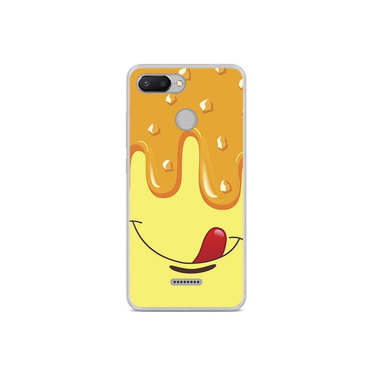 Funda Gel Tpu para Xiaomi Redmi 6 Diseño Helado Vainilla Dibujos