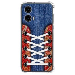 Funda Silicona Antigolpes para Motorola Moto G35 5G diseño Zapatillas 11 Dibujos