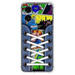 Funda Silicona Antigolpes para Motorola Moto G35 5G diseño Zapatillas 14 Dibujos