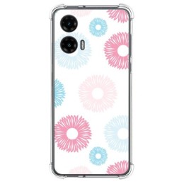 Funda Silicona Antigolpes para Motorola Moto G35 5G diseño Flores 06 Dibujos