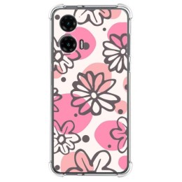 Funda Silicona Antigolpes para Motorola Moto G35 5G diseño Flores 09 Dibujos