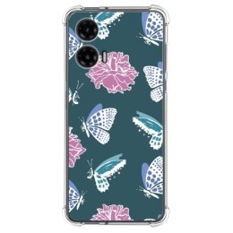 Funda Silicona Antigolpes para Motorola Moto G35 5G diseño Flores 10 Dibujos