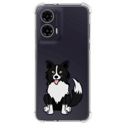 Funda Silicona Antigolpes para Motorola Moto G35 5G diseño Perros 01 Dibujos