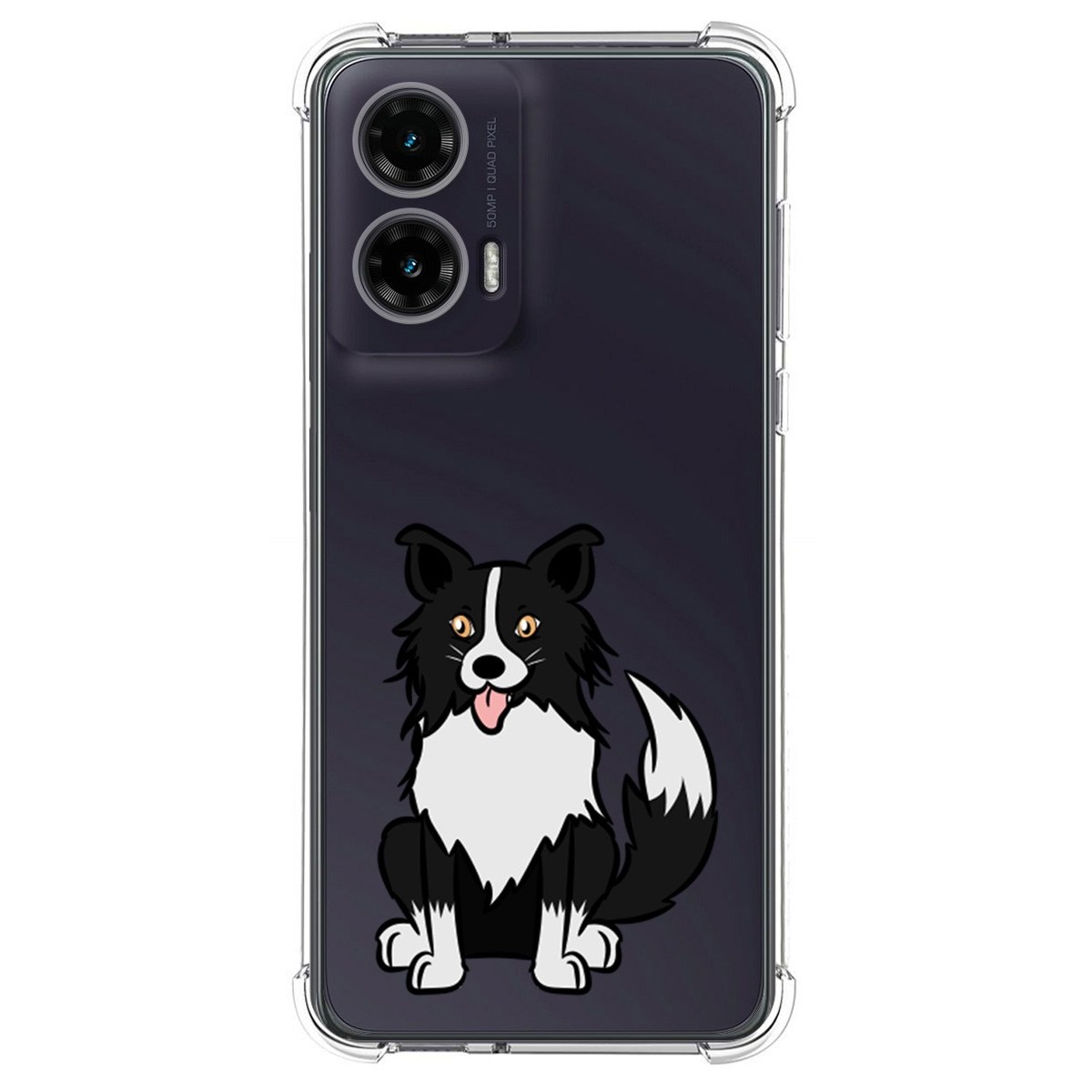 Funda Silicona Antigolpes para Motorola Moto G35 5G diseño Perros 01 Dibujos