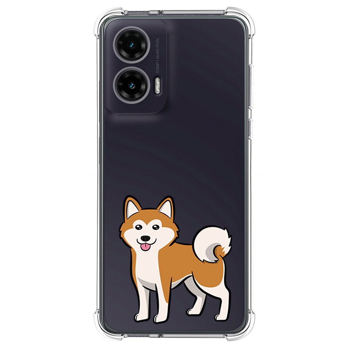Funda Silicona Antigolpes para Motorola Moto G35 5G diseño Perros 02 Dibujos