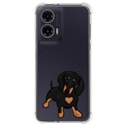 Funda Silicona Antigolpes para Motorola Moto G35 5G diseño Perros 04 Dibujos