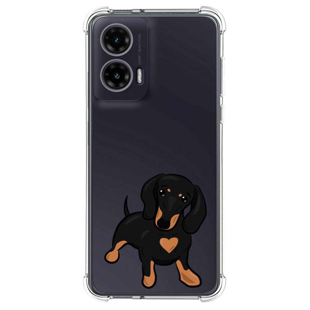Funda Silicona Antigolpes para Motorola Moto G35 5G diseño Perros 04 Dibujos