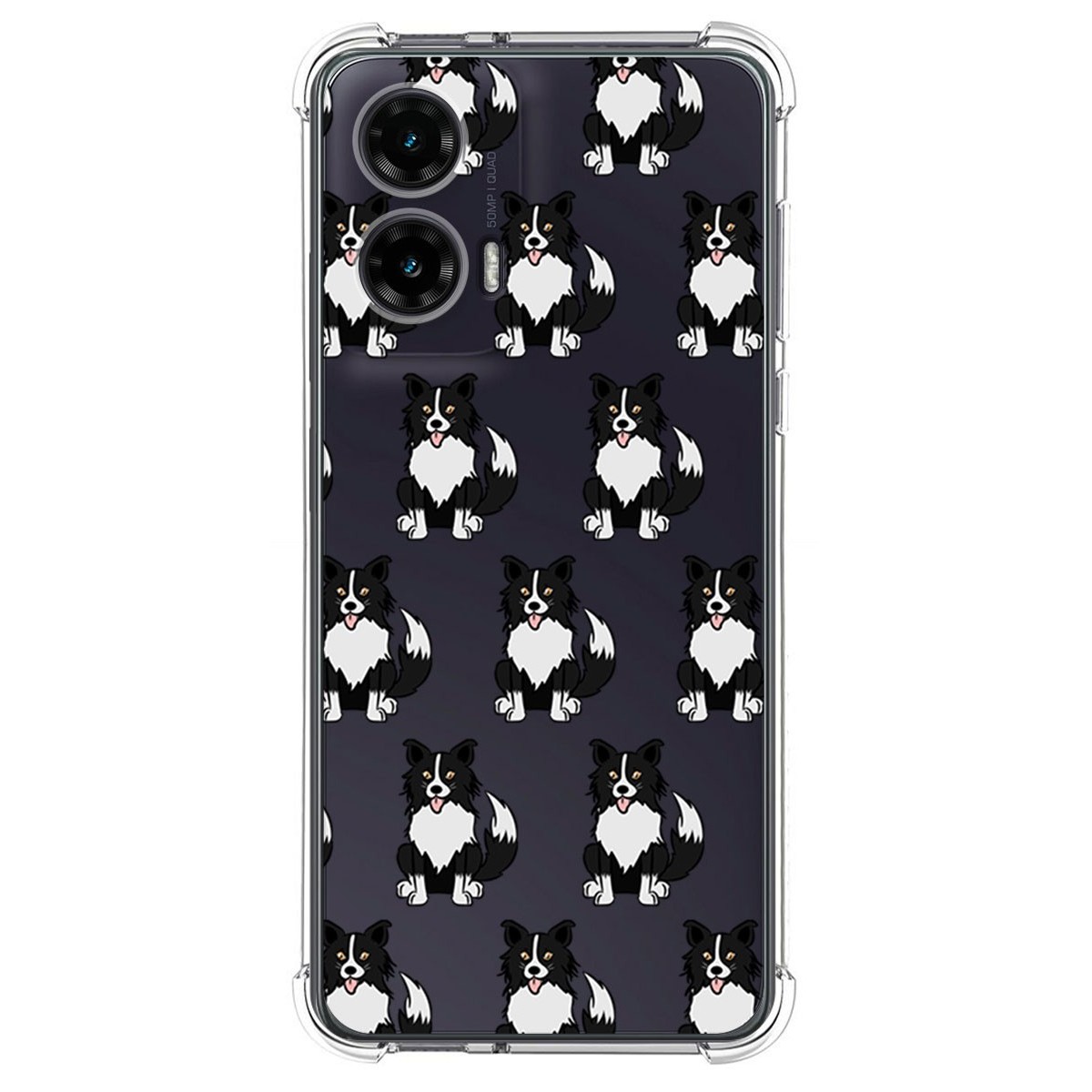 Funda Silicona Antigolpes para Motorola Moto G35 5G diseño Perros 07 Dibujos