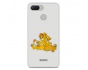 Funda Gel Tpu para Xiaomi Redmi 6 Diseño Leones Dibujos