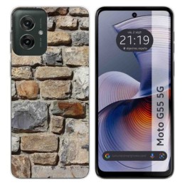 Funda Silicona para Motorola Moto G55 5G diseño Ladrillo 03 Dibujos