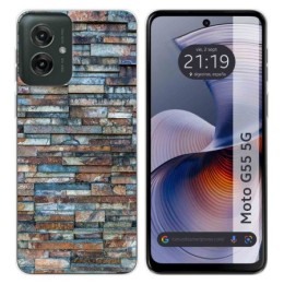 Funda Silicona para Motorola Moto G55 5G diseño Ladrillo 05 Dibujos