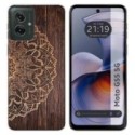 Funda Silicona para Motorola Moto G55 5G diseño Madera 06 Dibujos