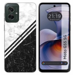 Funda Silicona para Motorola Moto G55 5G diseño Mármol 01 Dibujos