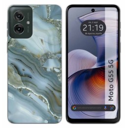 Funda Silicona para Motorola Moto G55 5G diseño Mármol 09 Dibujos