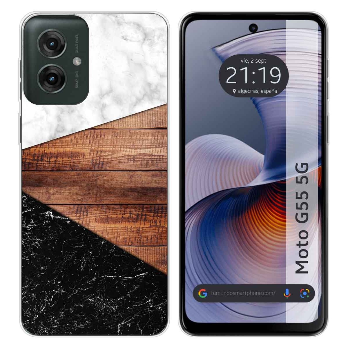 Funda Silicona para Motorola Moto G55 5G diseño Mármol 11 Dibujos