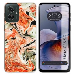 Funda Silicona para Motorola Moto G55 5G diseño Mármol 12 Dibujos