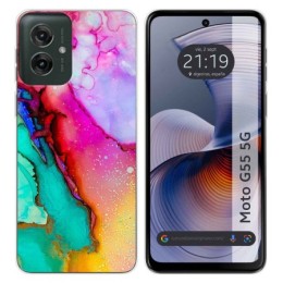 Funda Silicona para Motorola Moto G55 5G diseño Mármol 15 Dibujos