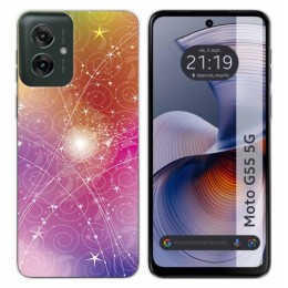 Funda Silicona para Motorola Moto G55 5G diseño Abstracto Dibujos
