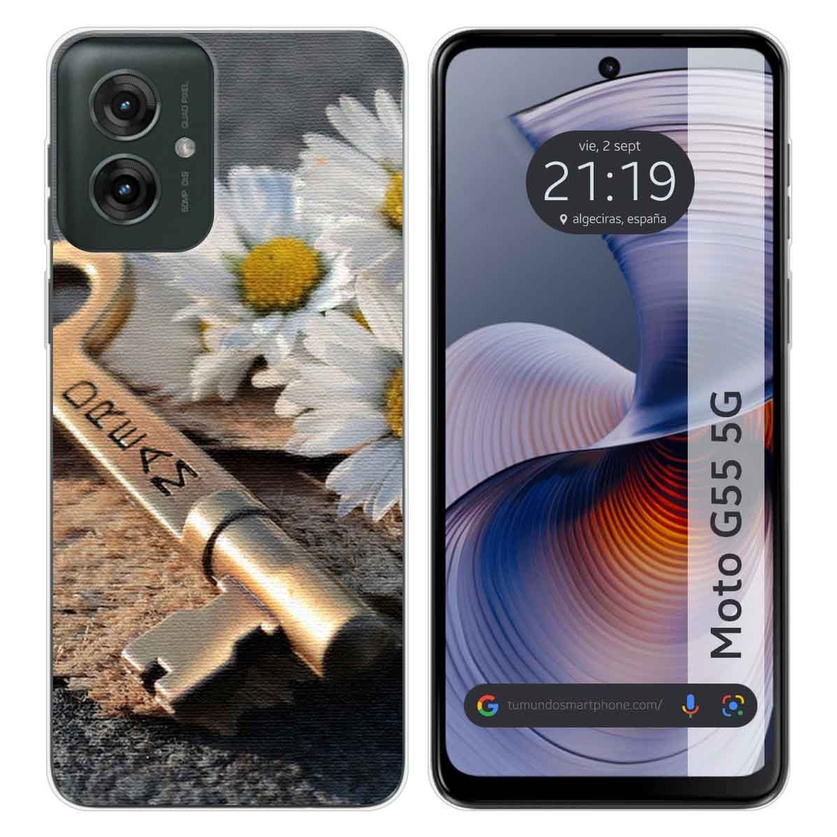 Funda Silicona para Motorola Moto G55 5G diseño Dream Dibujos