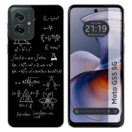Funda Silicona para Motorola Moto G55 5G diseño Formulas Dibujos