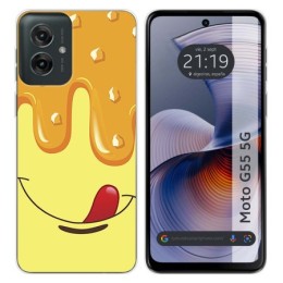 Funda Silicona para Motorola Moto G55 5G diseño Helado Vainilla Dibujos